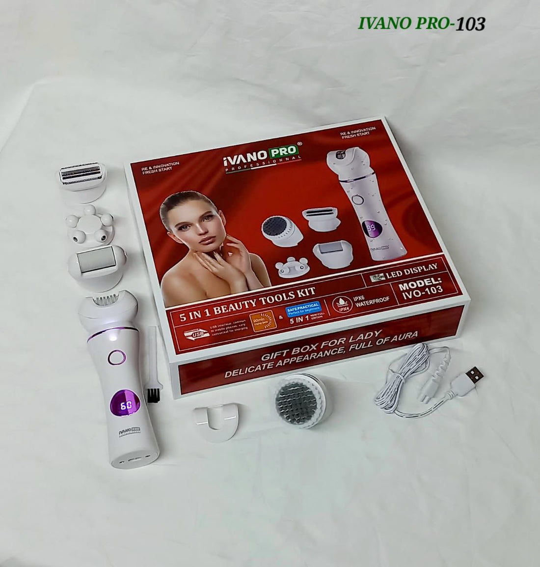 KIT BEAUTY TOOLS 5IN1 IVANO PRO