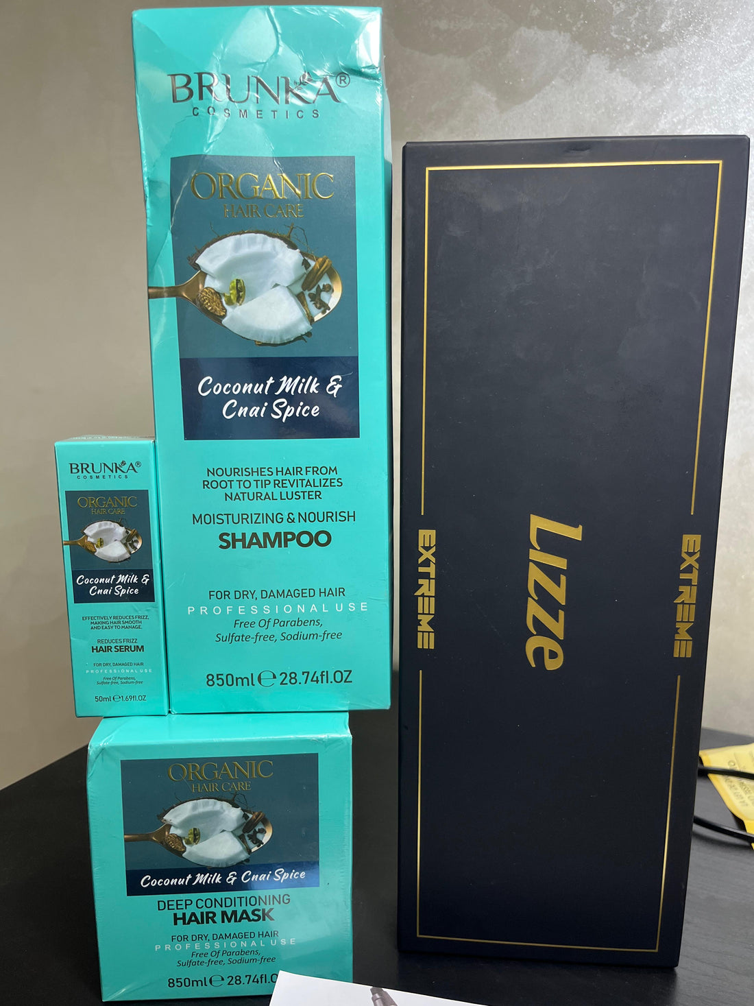 kit professionnel la gammme  brunka plus lizze extreme